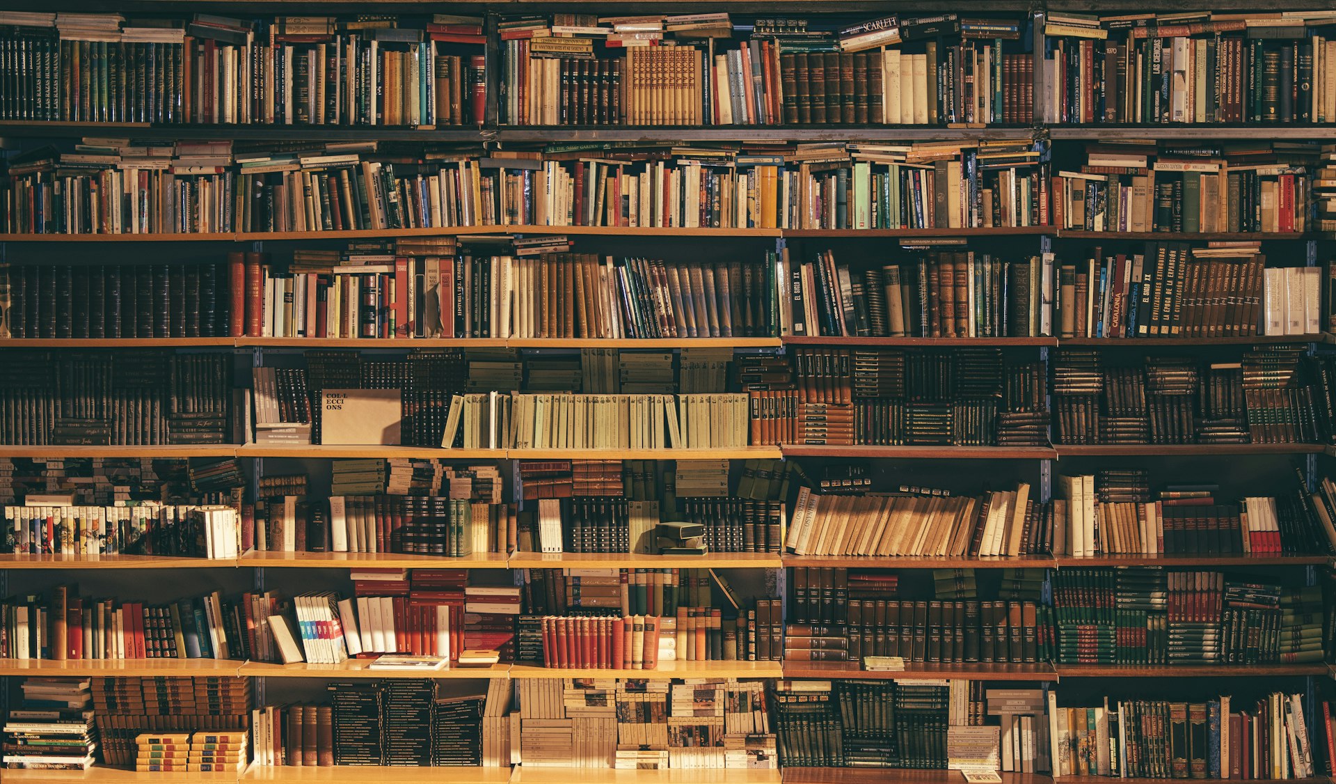 Стопка книг і довідкових томів на столі